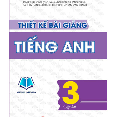 Sách - Combo Thiết kế bài giảng tiếng anh Lớp 3 - Tập 1 + 2 (KV)