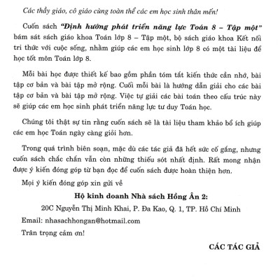 Định Hướng Phát Triển Năng Lực Toán 8 - Tập 1 (Bám Sát SGK Kết Nối Tri Thức Với Cuộc Sống)_HA	