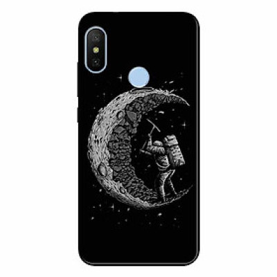 Ốp lưng in cho Xiaomi Mi 8 Đào Trăng