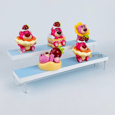 Kệ trưng bày Enter TB213 2 tầng 300x112x83mm, Kệ bậc thang để bàn, Kệ trưng bày nước hoa, mô hình