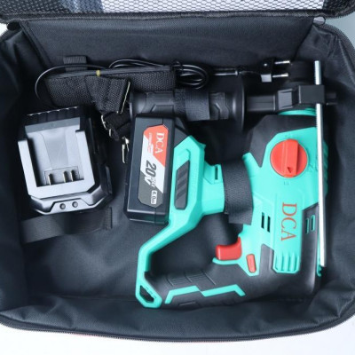 MÁY KHOAN BÊ TÔNG KHÔNG CHỔI THAN DÙNG PIN 20V/4AH DCA ADZC22DM - HÀNG CHÍNH HÃNG