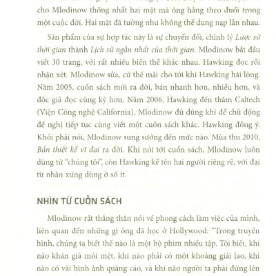 Khoa Học Khám Phá - Bản Thiết Kế Vĩ Đại (Tái bản 2023)
