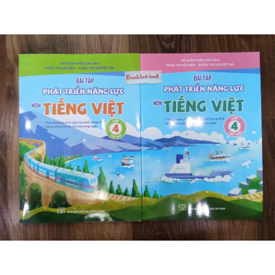 Sách Combo Bài Tập Phát Triển Năng Lực Môn Tiếng Việt Lớp 4 Tập 1 + 2 ( Theo chương trình GDPT 2018 ) (Kết Nối)