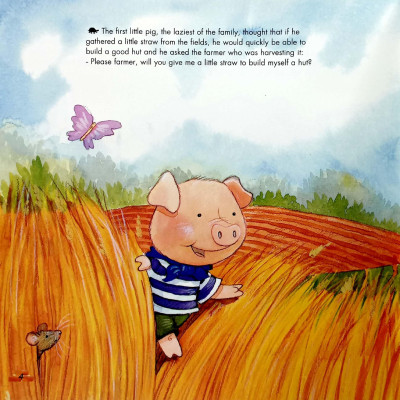 Truyện Cổ Tích Nổi Tiếng Song Ngữ Việt - Anh: The Three Little Pigs - Ba Chú Heo Con (Tái Bản 2023)