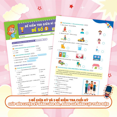 Bộ Đề Kiểm Tra Định Kỳ Tiếng Anh Lớp 3