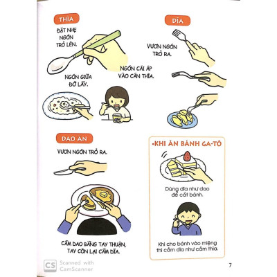 Cẩm Nang Sinh Hoạt Bằng Tranh Cho Bé - Tập 2: Kĩ Năng Khi Ăn Uống