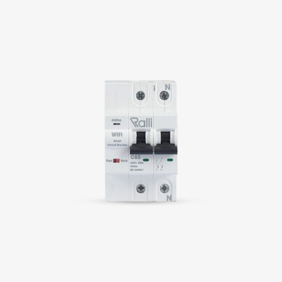 Aptomat thông minh WiFi Rạng Đông. Model: RD.MCB.WF 2P C63 Kết nối và điều khiển từ xa thông qua WIFI, Bảo vệ an toàn, Bảo vệ quá tải.