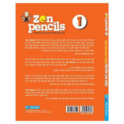Sách - Zen Pencils - Biếm Họa Danh Ngôn Truyền Cảm Hứng - Tập 1