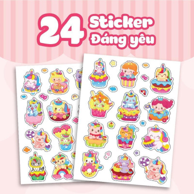 Sách - Tô Màu Diệu Kỳ - Bữa Tiệc Bánh Ngọt - Megabook