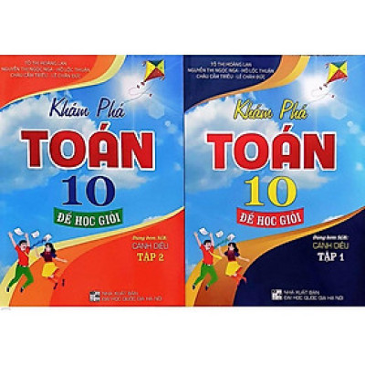 Sách - Com Bo Khám Phá Toán Lớp 10 Để Học Giỏi Tập 1 + Tập 2 ( Dùng Kèm SGK Cánh Diều)HA-MK
