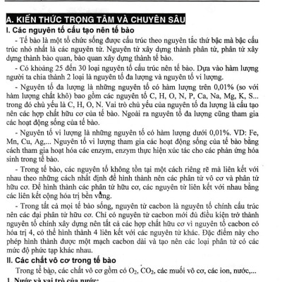 Bồi Dưỡng Học Sinh Giỏi Sinh Học 10 (Dùng Chung Cho Các Bộ SGK Hiện Hành) 