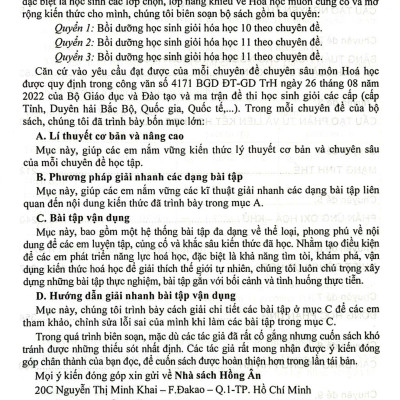 Bồi Dưỡng Học Sinh Giỏi Hóa Học Lớp 10 Theo Chuyên Đề (Biên Soạn Theo Chương Trình GDPT Mới - HA-MK