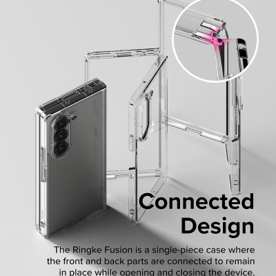 Ốp lưng trong suốt RINGKE Fusion cho Samsung Galaxy Z Fold 7/ Z Fold 6_ Hàng chính hãng
