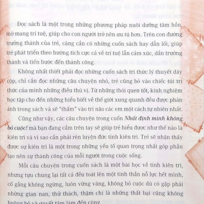 Thói Quen Tốt Của Những Đứa Trẻ Chăm Ngoan - Nhất Định Mình Không Bỏ Cuộc