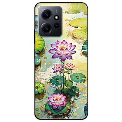 Ốp lưng Redmi 12 - Redmi note 12 4G - 12 Pro 4G - 12 Pro 5G  - Sen Tím Đẹp - Hàng Chính Hãng