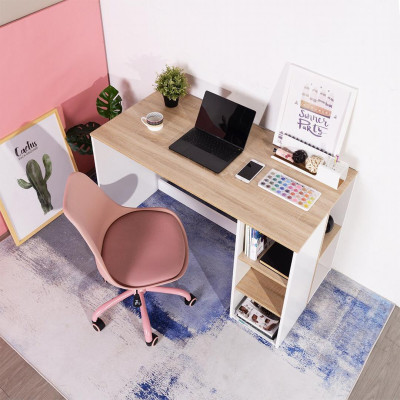 Bàn vi tính nhỏ bằng gỗ công nghiệp SMLIFE Deepak