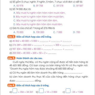 Sách - 45 Đề Ôn Luyện Và Kiểm Tra Toán 5 - Biên soạn theo chương trình GDPT mới - ndbooks