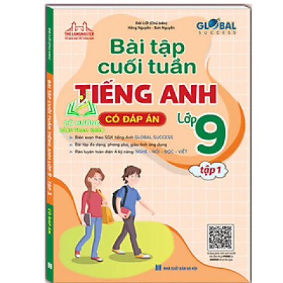 Sách - Global Success Bài Tập Cuối Tuần Tiếng Anh Lớp 9 Tập 1 (Có đáp án)