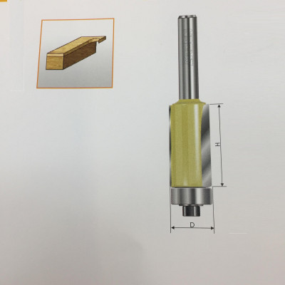 Mũi phay, mũi soi, mũi cắt cạnh thẳng ổ bi 1/4"x5/16" (D=7.94mm) Arden