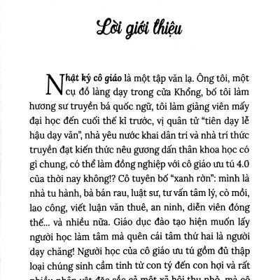 Nhật Ký Cô Giáo - Học Kỳ Thu