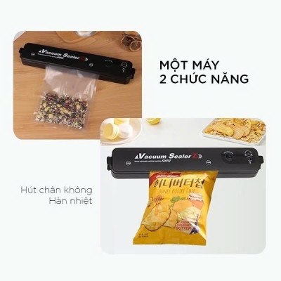 Máy Hút ChâIn Không Kèm Hàn Miệng Túi Tự Động – Bảo Quản Thực Phẩm Tươi Lâu, Chống Hỏng, DAO THỚT
