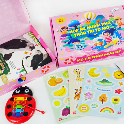 Sách - Hộp Hè Khám Phá, Thỏa Trí Tò Mò – Mở Ra Thấy Mùa Hè cho trẻ 0 - 3 tuổi – Đinh Tị Books