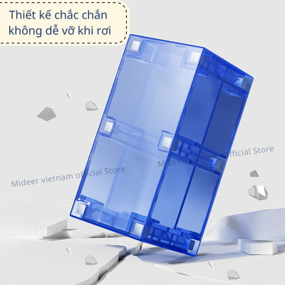 Đồ chơi xếp hình nam châm ánh sáng hình khối - Mideer Creative Magnetic Building Blocks - Dành cho bé từ 3 tuổi