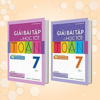 Sách - Giải Bài Tập Và Học Tốt Toán Lớp 7 - Combo 2 Tập - Theo Sách Giáo Khoa Kết Nối Tri Thức Với Cuộc Sống - Megabook