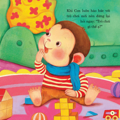 Khỉ Con Ggủ Một Mình - Bộ Sách Bồi Dưỡng Nhân Cách Và Tâm Hồn Trẻ - Từ 0-3 Tuổi