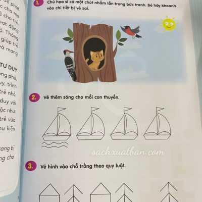 Combo 2 cuốn Trò Chơi Toán Học Rèn Luyện Tư Duy 3-6 Tuổi Quyển 1 + Quyển 2
