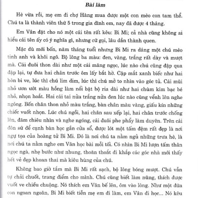 Những bài văn Miêu tả lớp 4 - Dùng chung cho các bộ SGK