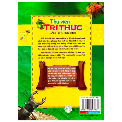 Sách: Thư Viện Tri Thức Dành Cho Học Sinh - Khám Phá Thế Giới Tự Nhiên - TSTN