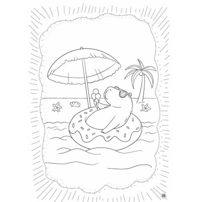 Sách - Bé Tô Màu Capybara - Bộ Trưởng Bộ Ngoại Giao - Cuộc Sống Muôn Màu - Tặng Kèm Sticker - Việt Thư