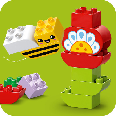 LEGO DUPLO 10444 Đồ Chơi Lắp Ráp Vườn Hoa Sáng Tạo (45 Chi Tiết)
