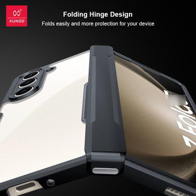Ốp lưng cho Samsung Samsung Galaxy Z Fold 6 (Fold6) XUNDD Beatle chống sốc, lưng trong, viền màu - Hàng chính hãng