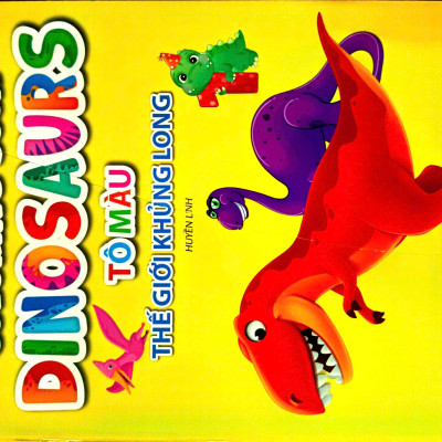 Combo Bộ Tô Màu Thế Giới Khủng Long Dinosaurs