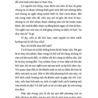 Tâm Lý Học Thật Kỳ Diệu