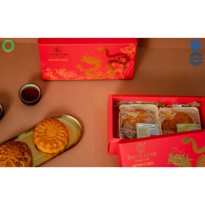 Hộp bánh trung thu 2 bánh 1 trứng 150g - Combo Super A2- Thành Long (300g) - VIỆT NAM