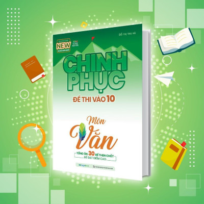 Sách - Chinh Phục Đề Thi Vào 10 - Toán + Văn + Tiếng Anh - Combo 3 Cuốn - Megabook