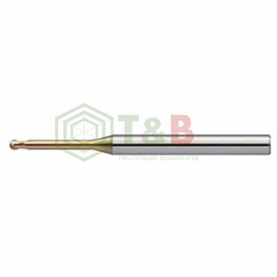 Dao Cầu Cổ Dài R0.5 x 10 x 45L Union Tool Model HSLB2010-020,Dao phay ngón gia công sau nhiệt