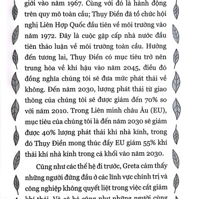Greta Thunberg Chiến Binh Vì Hành Tinh Xanh 9+