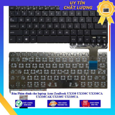 Bàn Phím dùng cho laptop Asus ZenBook UX330 UX330C UX330CA UX330CAK UX330U UX330UA - MÀU ĐỒNG - CÓ ĐÈN - Hàng Nhập Khẩu New Seal