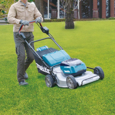 MÁY CẮT CỎ ĐẨY MAKITA DÙNG PIN 18V+18V 534MM DLM533Z (KHÔNG KÈM PIN VÀ SẠC) - HÀNG CHÍNH HÃNG
