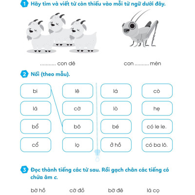 Bài Tập Bổ Trợ Tiếng Việt Cơ Bản Và Nâng Cao Lớp 1 - Tập 1