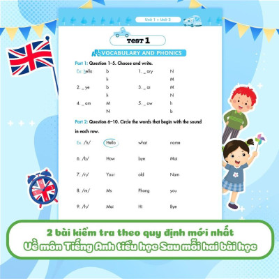 Sách - Big 4 Bộ Đề Tự Kiểm Tra 4 Kỹ Năng Nghe - Nói - Đọc - Viết Tiếng Anh Cơ Bản Và Nâng Cao Lớp 3 - Tập 1 - Megabook