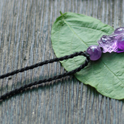 Tỳ Hưu Thạch Anh Tím Ngọc Quý Gemstones MD26