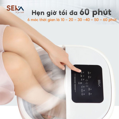 Bồn ngâm Chân Massage Hồng Ngoại Cao Cấp, Có Điều Khiển, Cảm Ứng Tiếng Việt hàng chính hãng