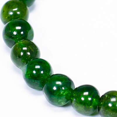Vòng tay đá Diopside mệnh hỏa, mộc - Ngọc Quý Gemstones