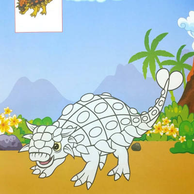 Tô Màu Thế Giới Khủng Long Dinosaurs 1