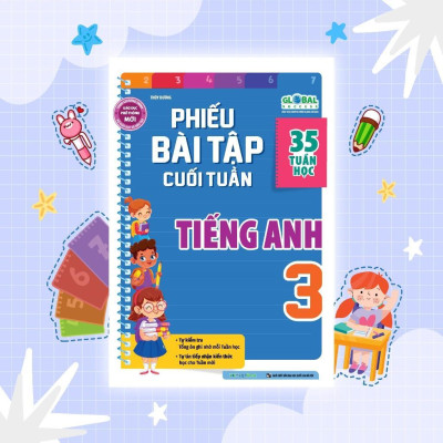 Sách - Phiếu Bài Tập Cuối Tuần Tiếng Anh Lớp 3 - Megabook
